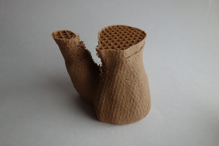 Illustration for article titled This 3D-printed chair is part plastic, part fungus
